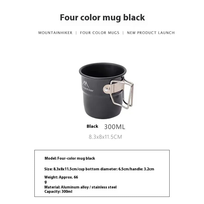 Mountainhiker 10oz Aluminum Camping Cup
