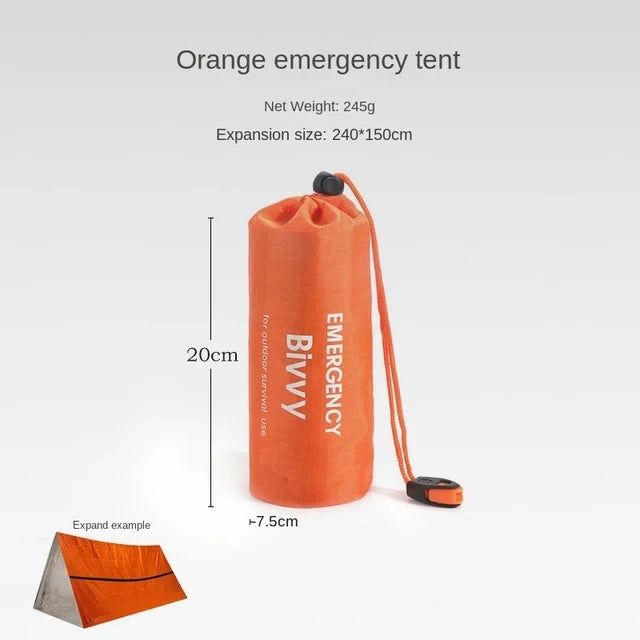 2-Person Emergency Mylar Survival Tent