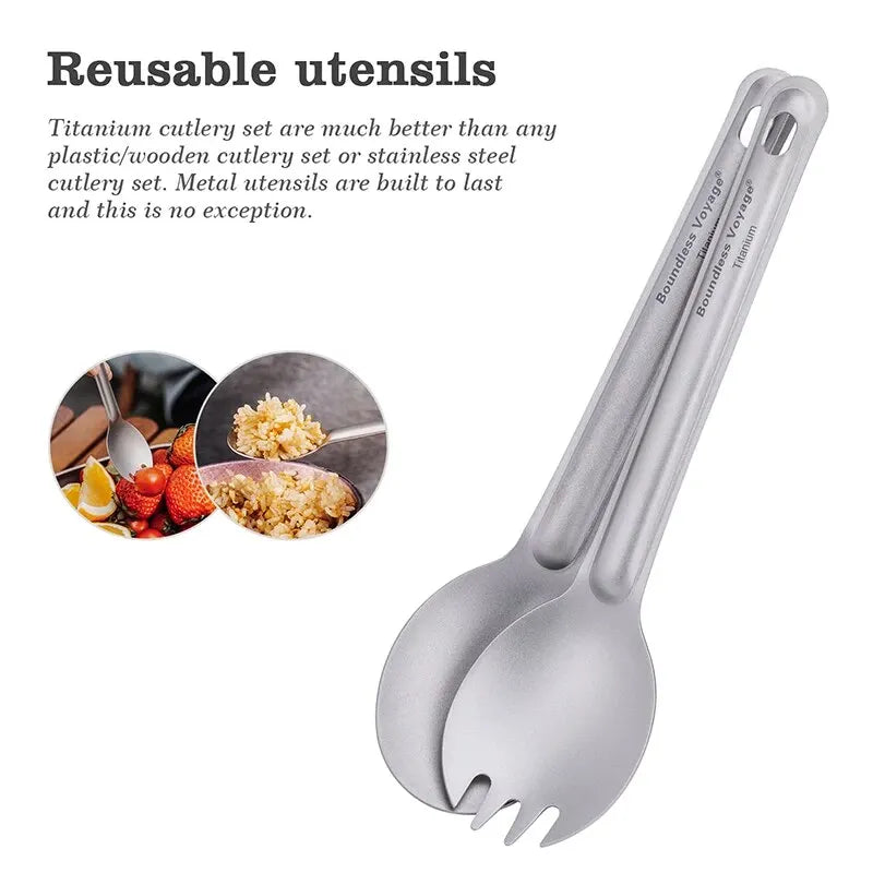 Boundless Voyage Titanium Flatware