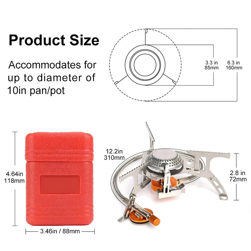 Portable Folding Camping Gas Stove