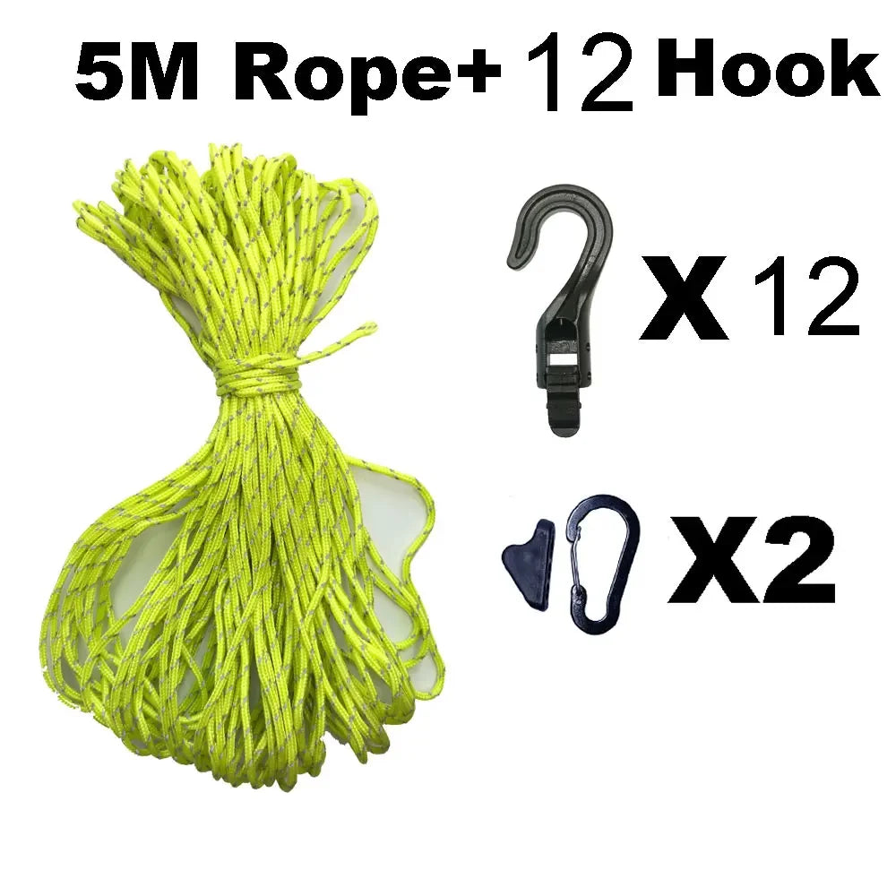 3.5m - 5m Camping Clothesline