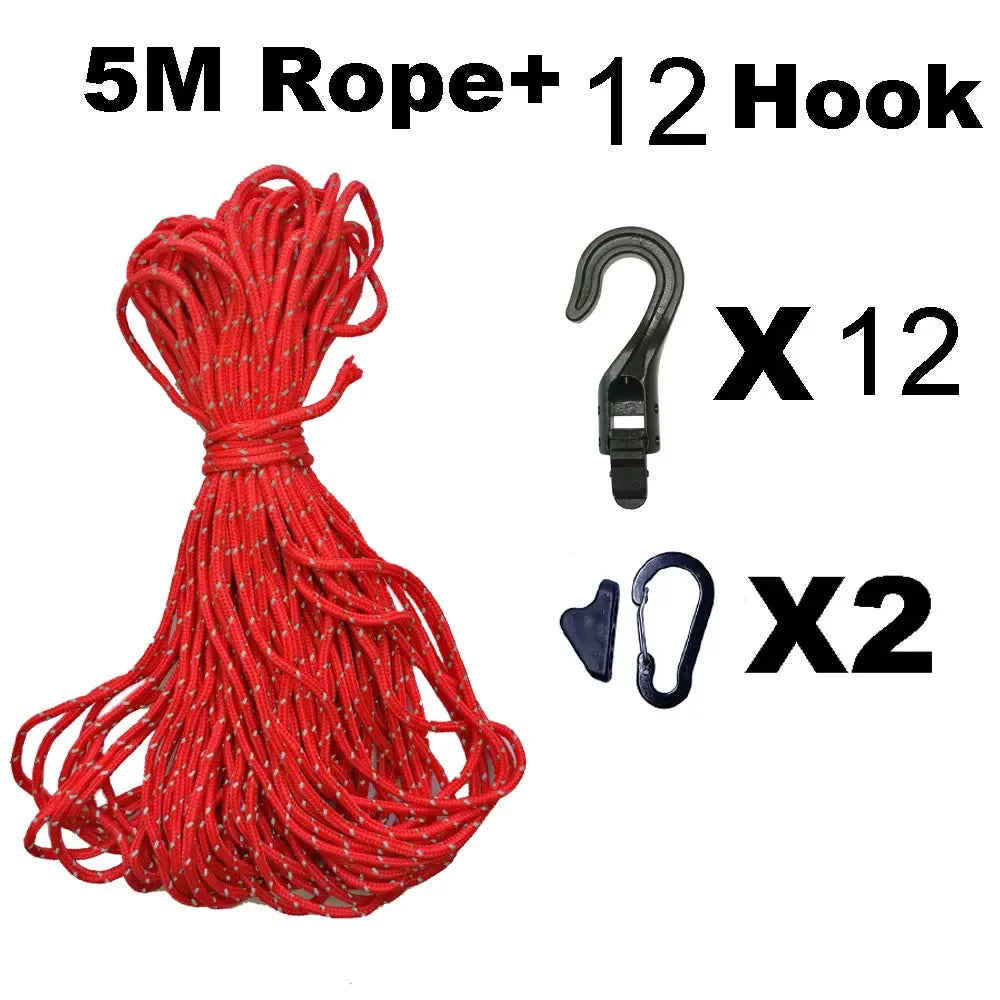 3.5m - 5m Camping Clothesline