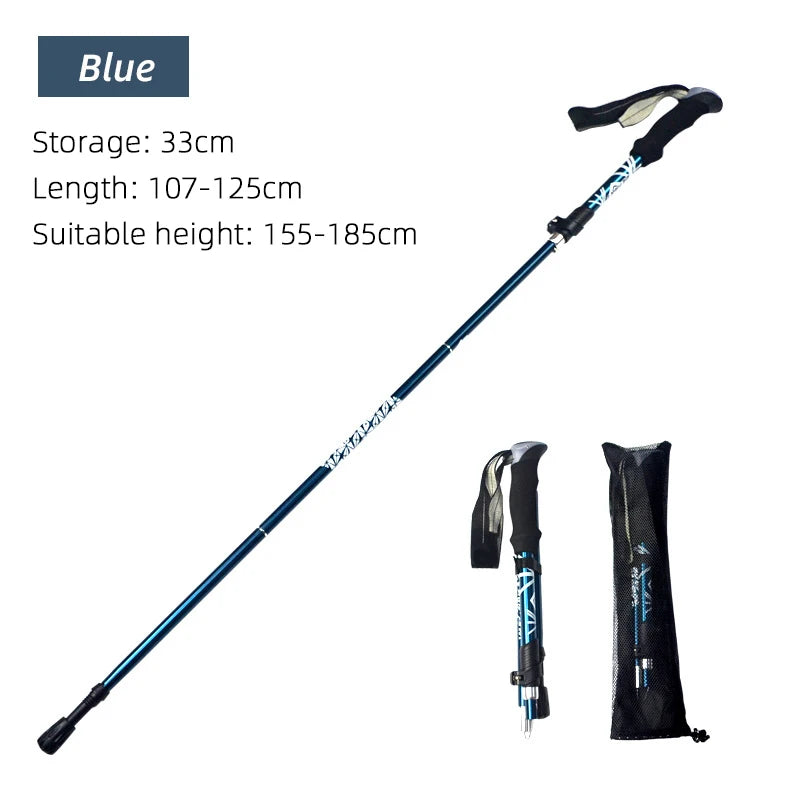 5 Section Telescopic Trekking Pole
