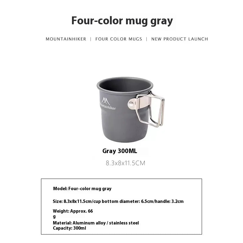 Mountainhiker 10oz Aluminum Camping Cup