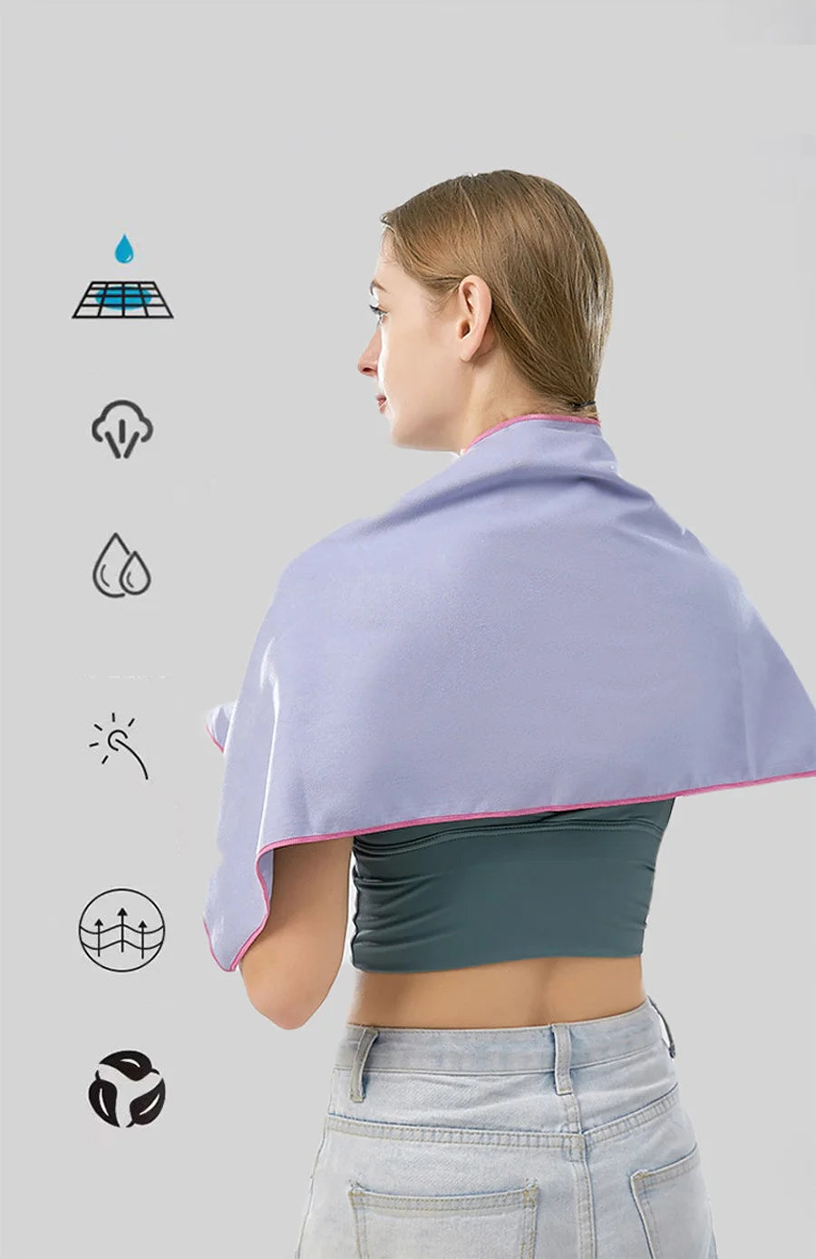 Quick-Drying Microfiber Sports Towel