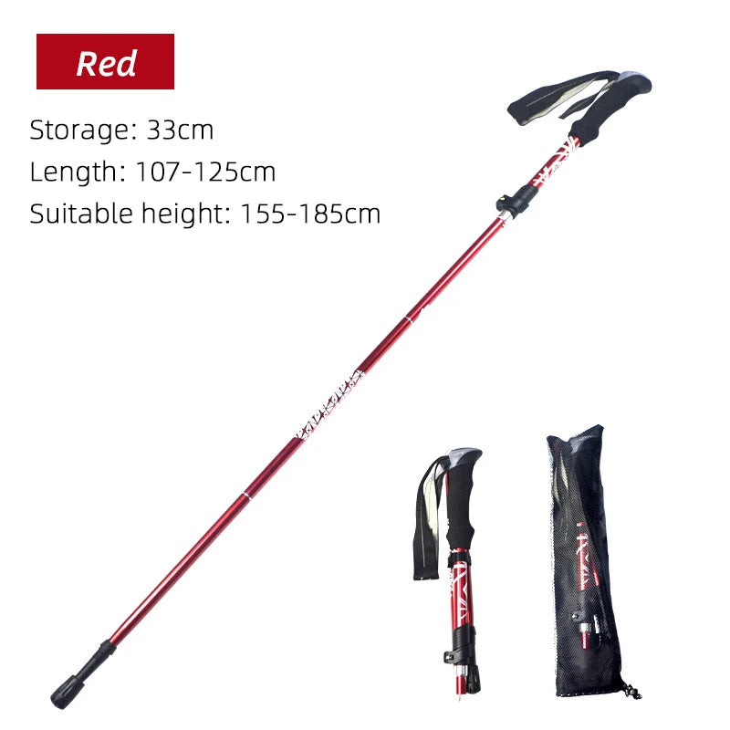 5 Section Telescopic Trekking Pole
