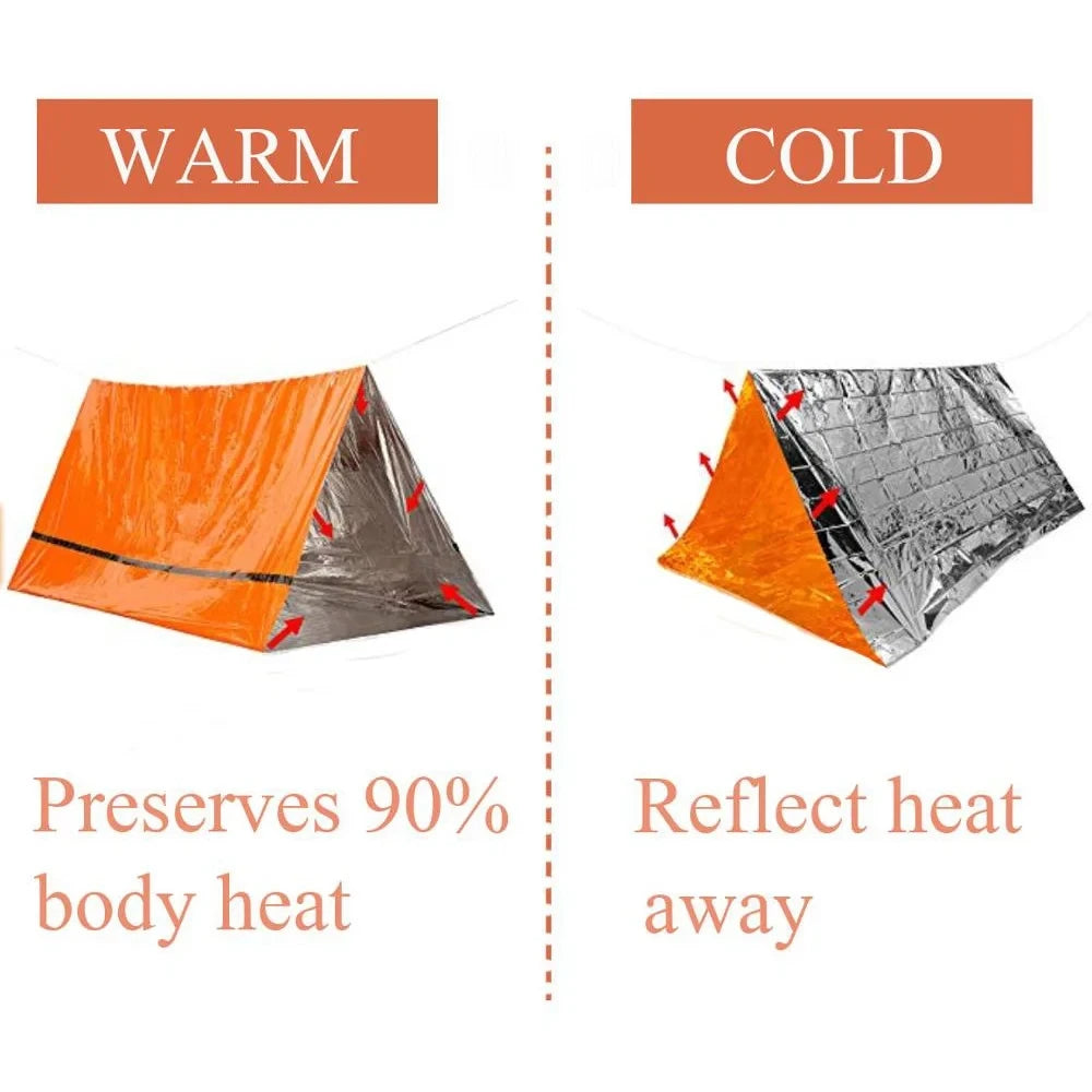 2-Person Emergency Mylar Survival Tent