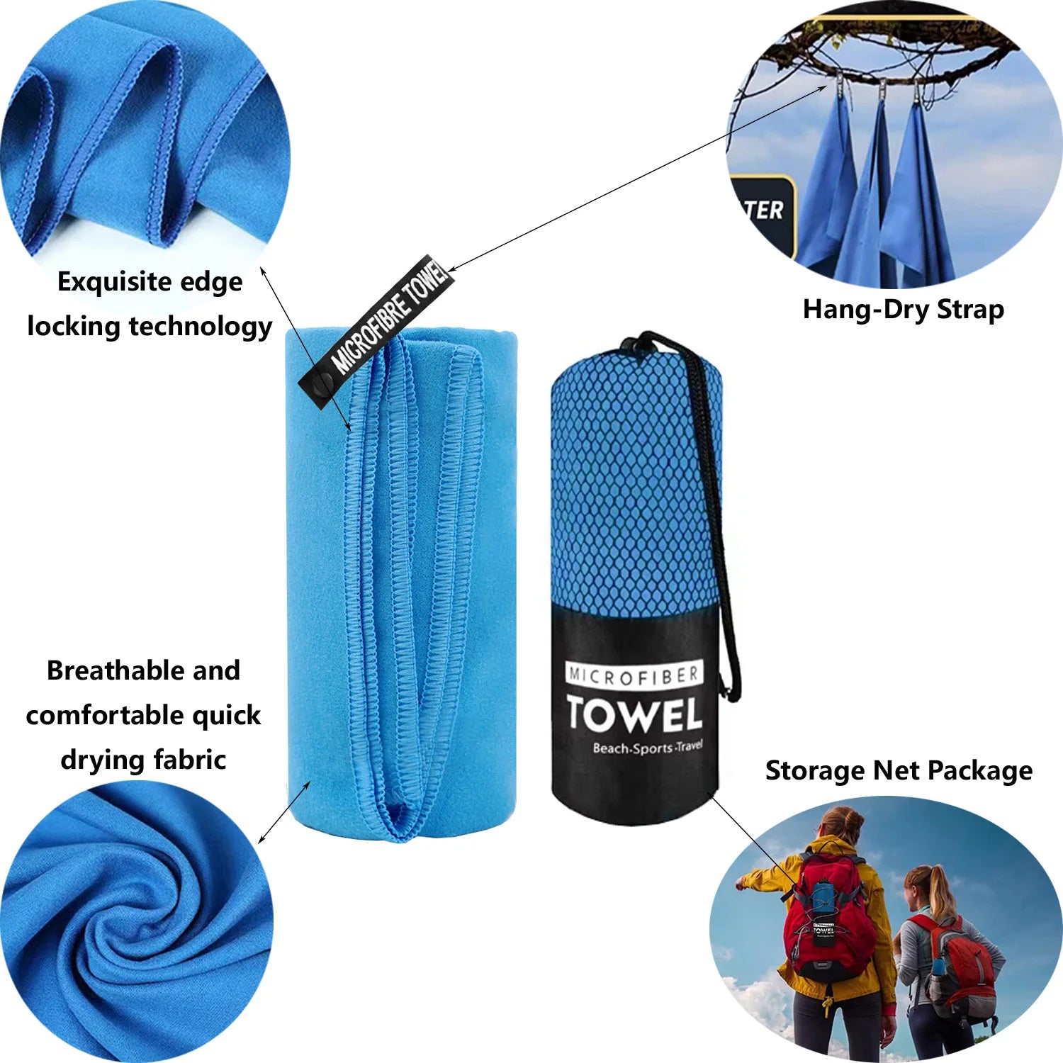 Quick-Drying Microfiber Sports Towel