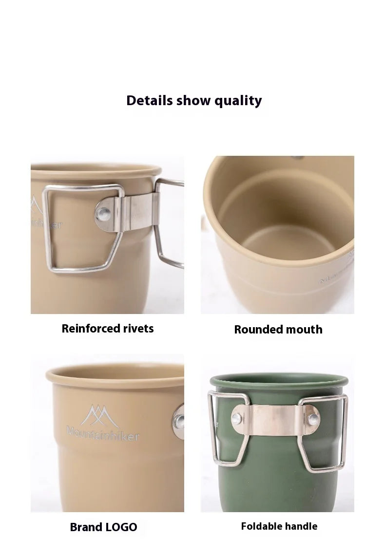 Mountainhiker 10oz Aluminum Camping Cup