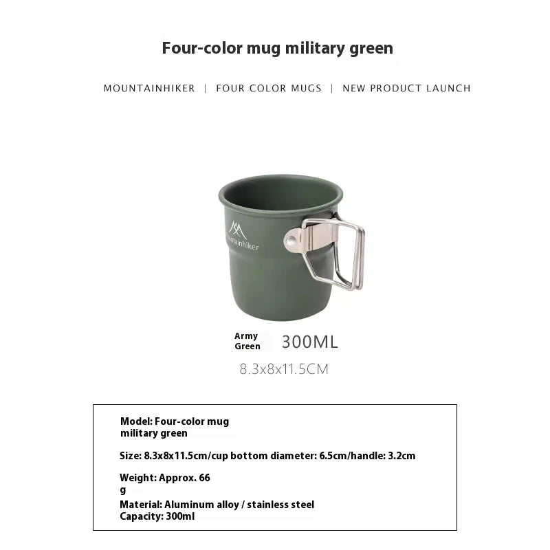 Mountainhiker 10oz Aluminum Camping Cup