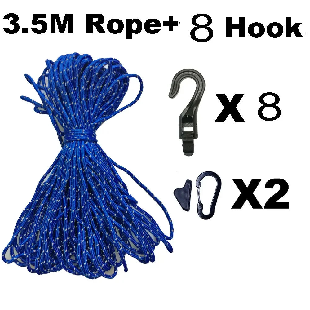 3.5m - 5m Camping Clothesline