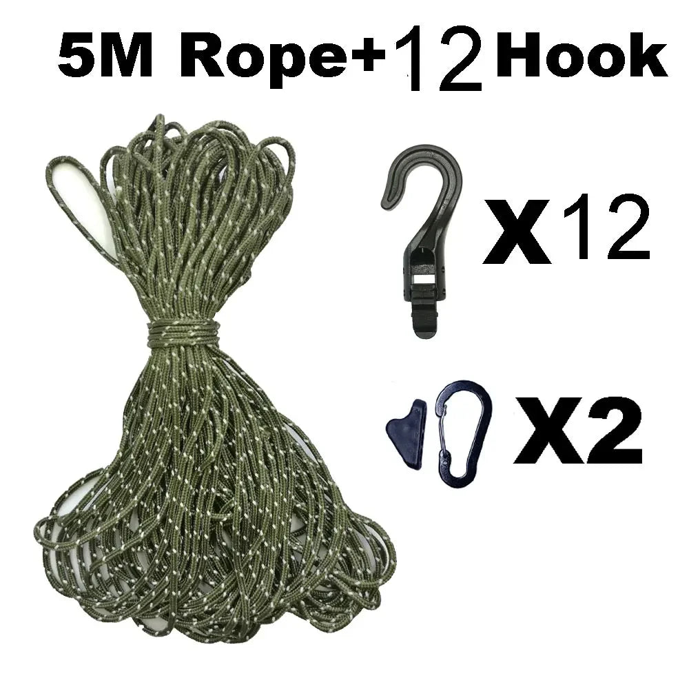 3.5m - 5m Camping Clothesline