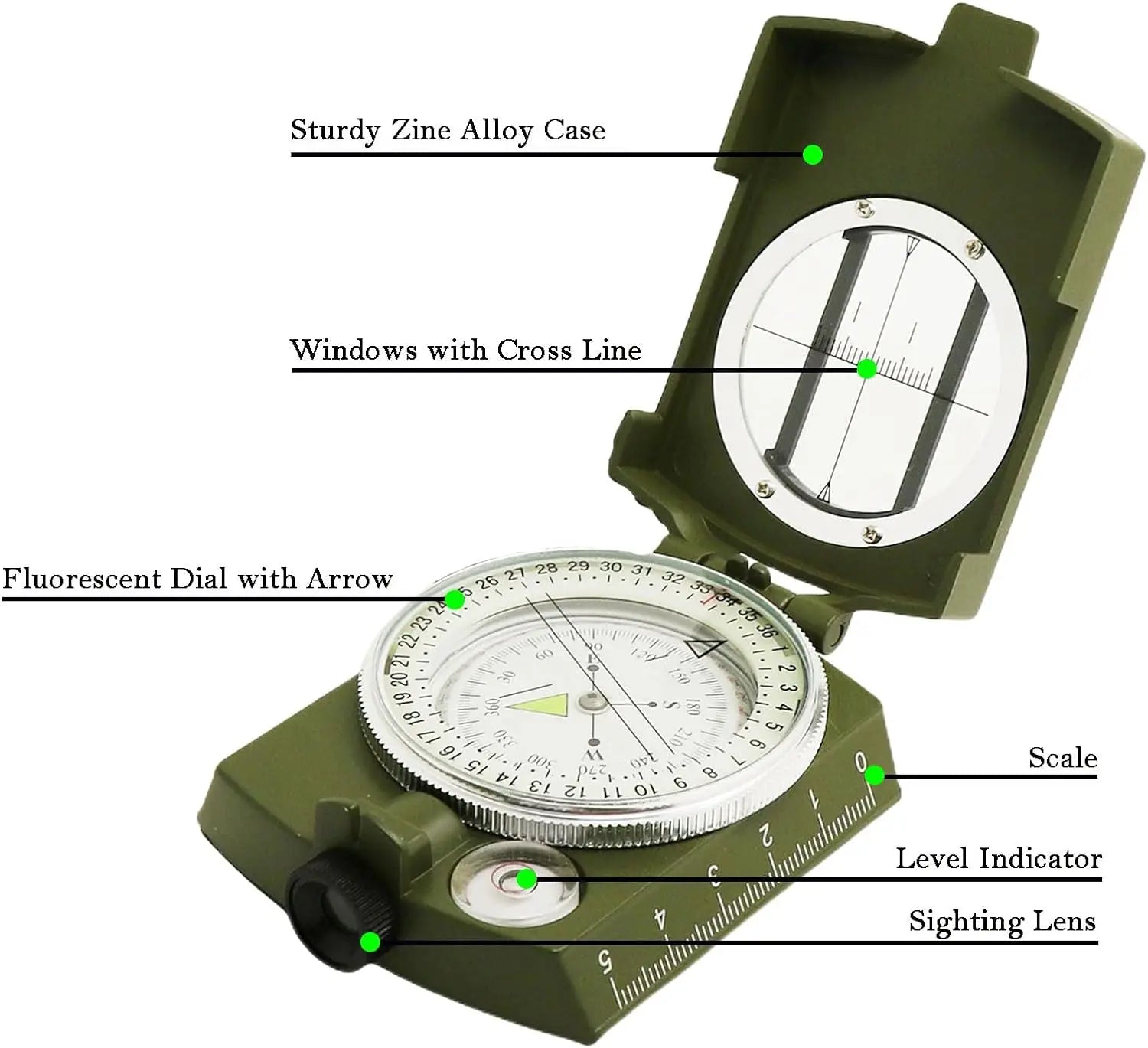 Tactical High Precision Compass