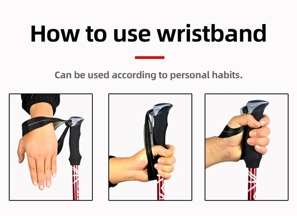 5 Section Telescopic Trekking Pole