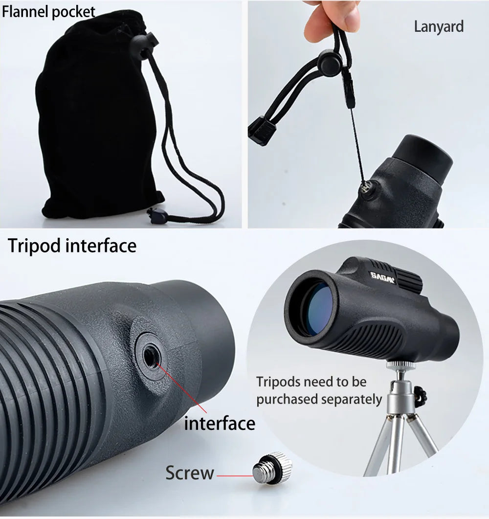 SAGA BAK4 8x32 Mini Monocular