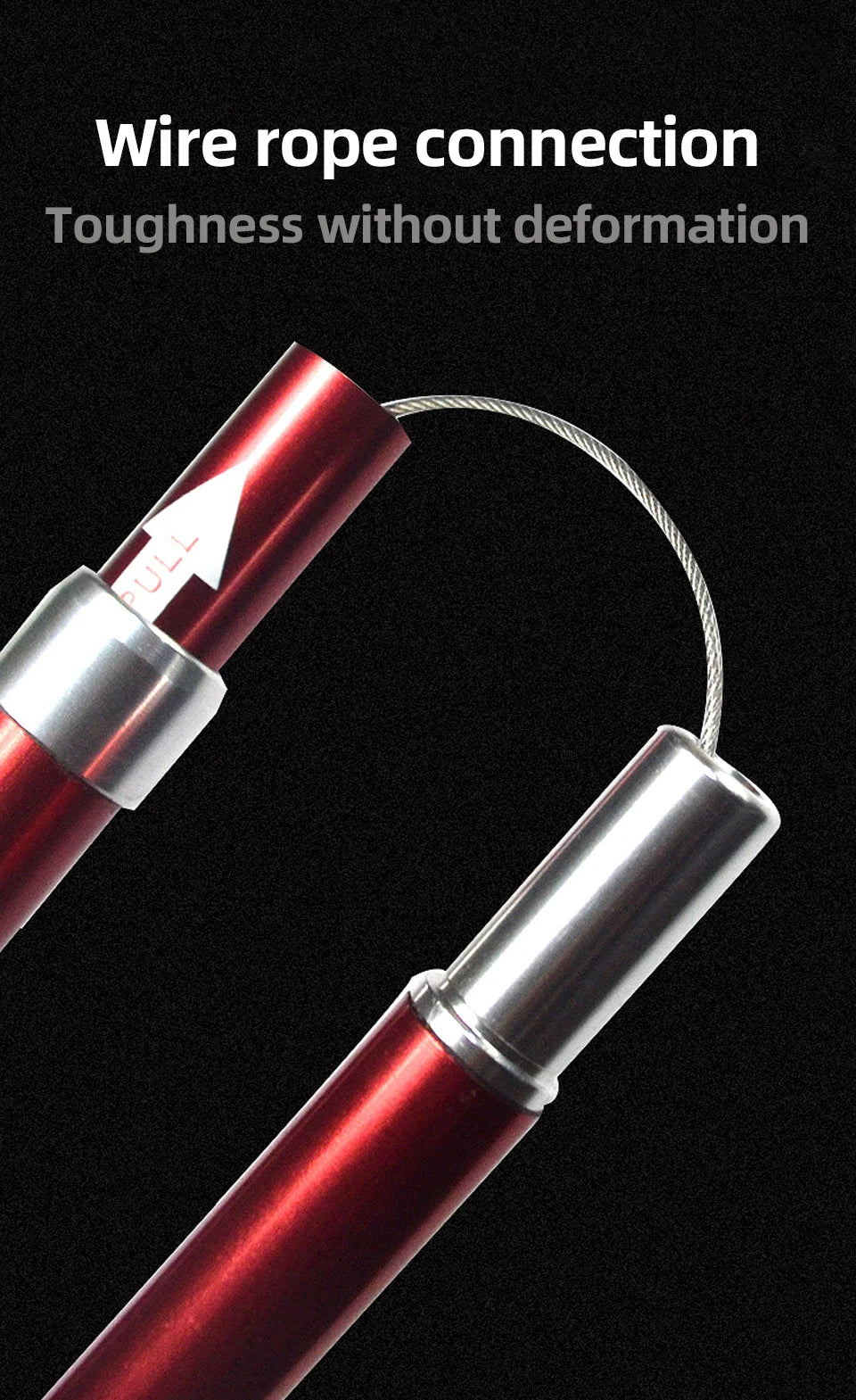 5 Section Telescopic Trekking Pole