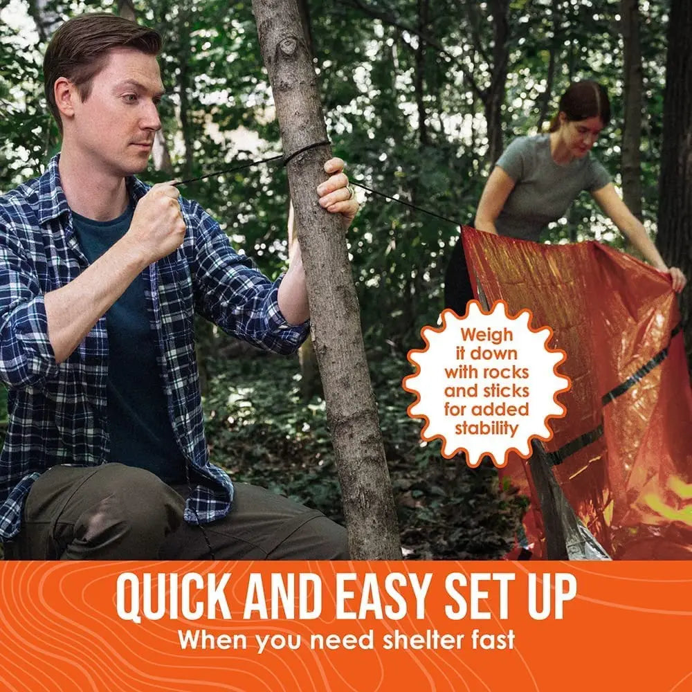 2-Person Emergency Mylar Survival Tent
