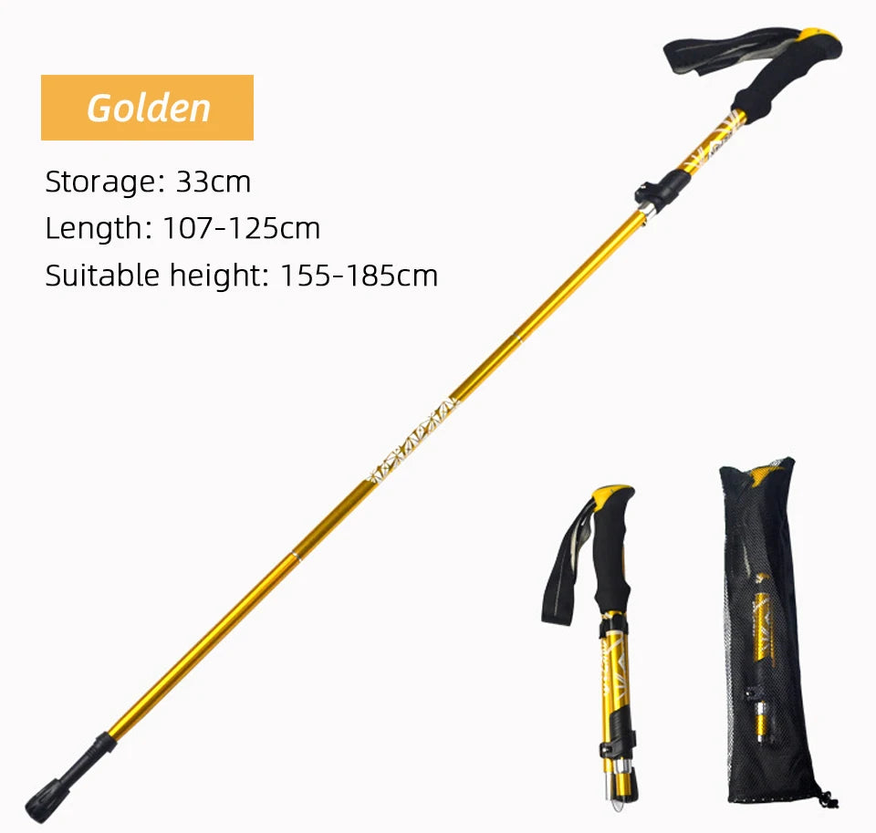 5 Section Telescopic Trekking Pole