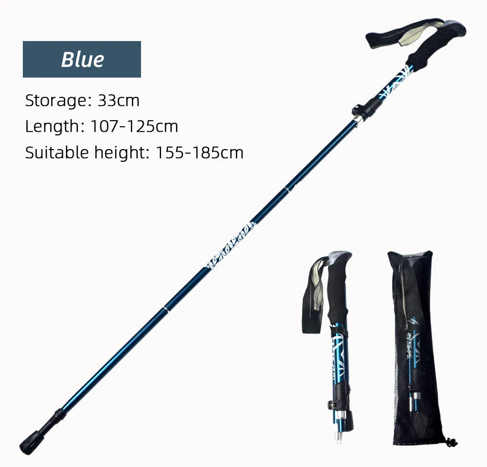 5 Section Telescopic Trekking Pole