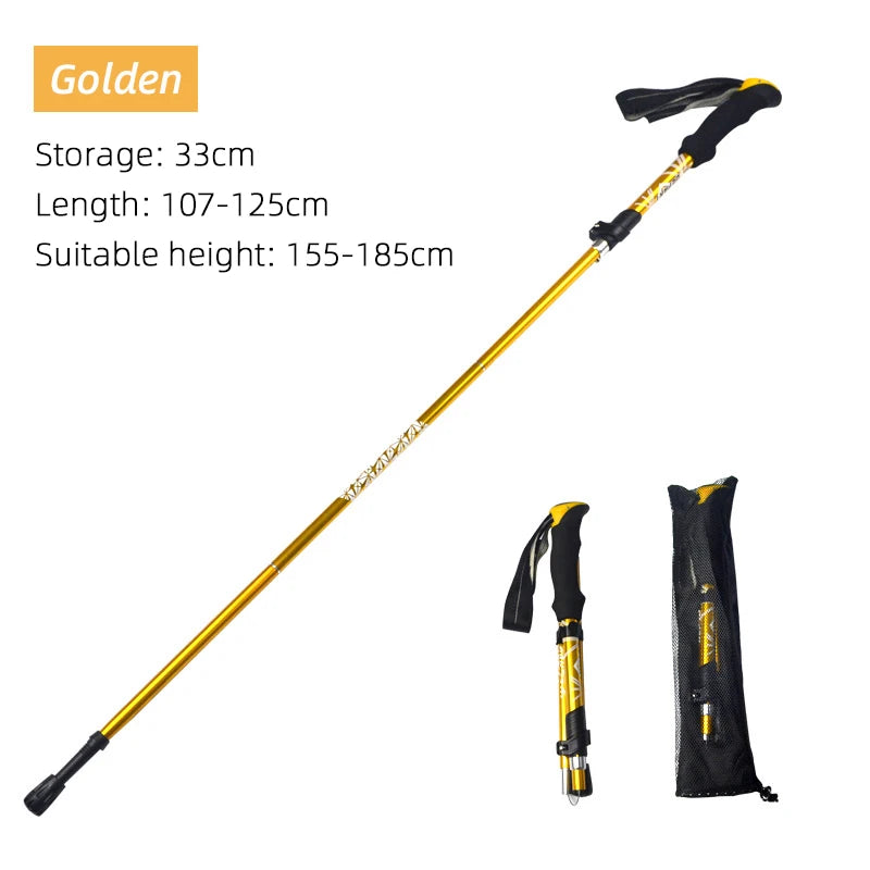 5 Section Telescopic Trekking Pole