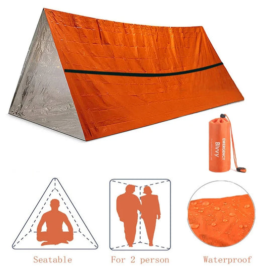 2-Person Emergency Mylar Survival Tent