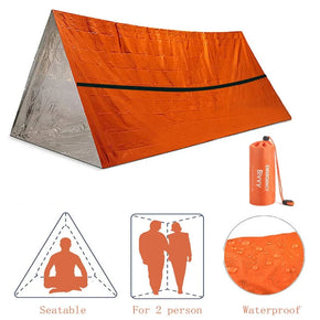 2-Person Emergency Mylar Survival Tent