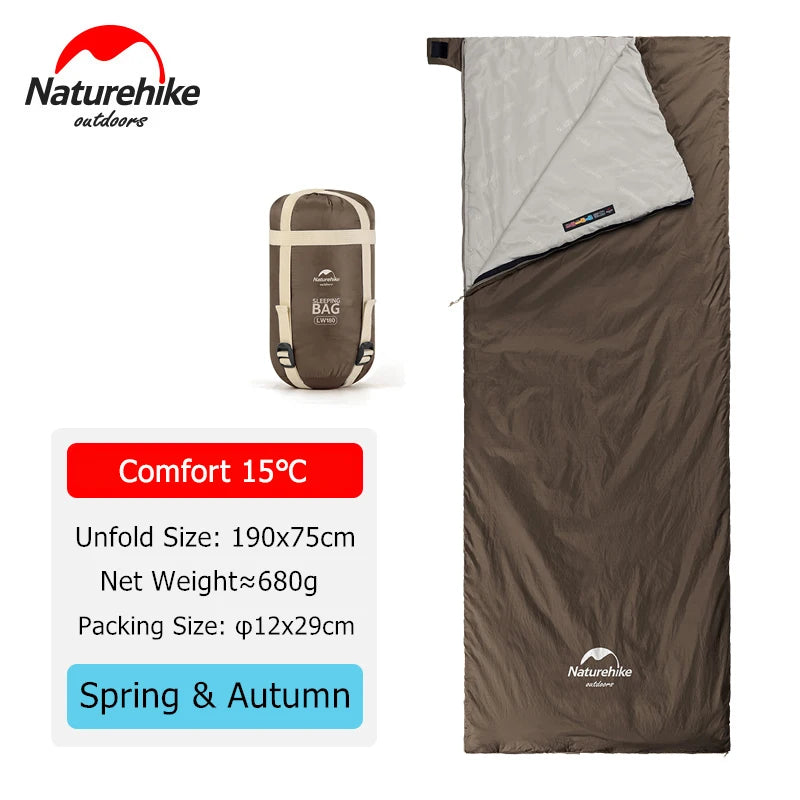Naturehike Ultralight Waterproof Cotton Sleeping Bag 205x85cm