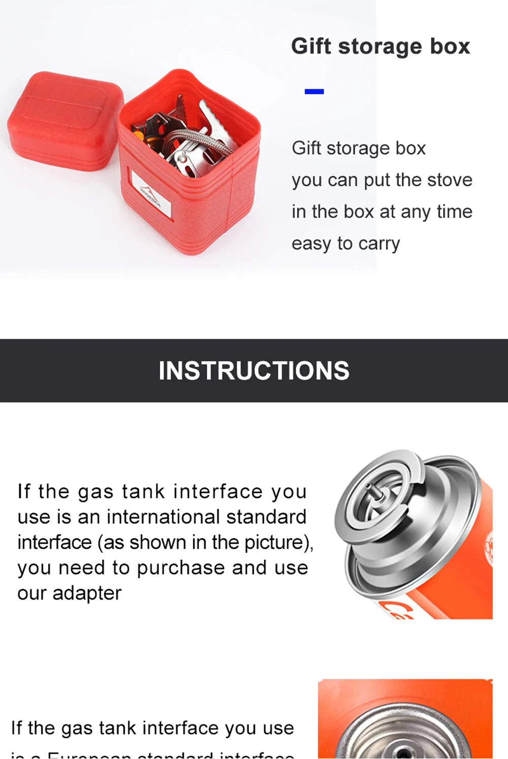 Portable Folding Camping Gas Stove