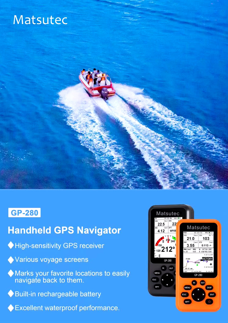 Matsutec GP-280 Handheld GPS Navigator